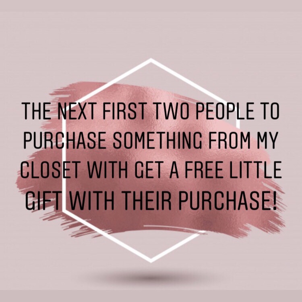 Make a purchase and get a free gift! TODAY ONLY!!